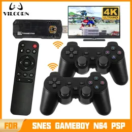 Console TG8 Dual System 4K TV Stick Console di videogiochi retrò con console incorporata 20000 giochi per N64/PS1/SNES Mini Smart TV Box per Android