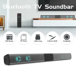 Soundbar 40W TV Sound Bar Беспроводной Bluetooth -динамик колонка колонка беспроводной сабвуфер домашний театр 3D -звук 3D с FM -радио для компьютера