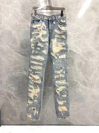 Brand 2024 Brand Blue Wash Blue Wash Blue Blue Wash Blue come show pantaloni di denim cotone comfort casual taglia 30-36 355