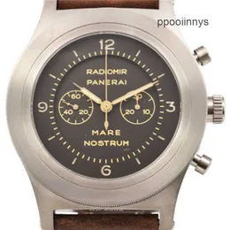 Panerei 럭셔리 손목 시계 기계식 시계 크로노 그래프 Panerai 603-52mm Mare Nostrum Chronographe enitane -Usine Entretenu