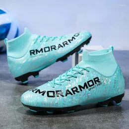 American Football Shoes Men piłka nożna dorosłych wysoko kostki botki treningowe unisex darń sport wysokiej jakości