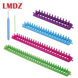 Knitting LMDZ 4 Sizes Rectangle knitting Loom DIY Scarf Shawl Hat Socks Blanket Knitter Long Looms Plastic Weaving Yarn knitting Tools