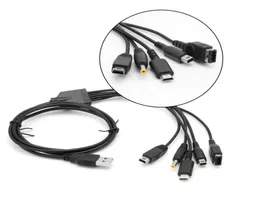 5 في 1 USB 12M Charger Charging Cabls for Nintendo NDSL NDSI NDSI XL 3DS PSP WII U GBA SP1935390