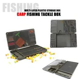 Tillbehör Karp Fiske Tackle Box Styv Hair Rig Board With Pins Carp Fishing Rig Box Fishing Accessories Carp Fishing Tool Box Fall