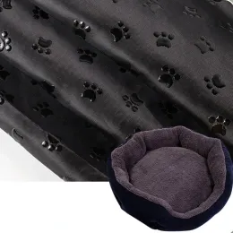 Pillow 1M*1.5M Black Nonslip Fabric PVC Dog Paw Drop Plastic Cloth Upholstery Fabrics for Cushion Sofa Cushion Pillow DIY Sewing