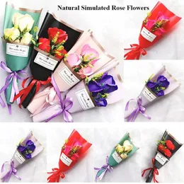 الزهور الزخرفية POGARATION Parts Party Supplies Real Happy Flower Press Mini Dried Rose Po Backdrop Decor