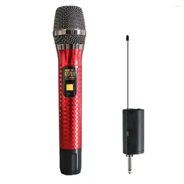 Mikrofony bezprzewodowe dynamika mikrofonu z odbiornikiem 50 metrów odległość transmisji dla Karaoke Night Conference Host