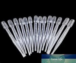 100pcs 3ml Capacity Transparent Plastic Disposable Graduated Transfer Pipettes Eye Dropper for Lab Chemicals Experiment Supplies4392998