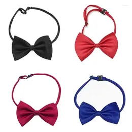 Dog Apparel 5Pcs Classic Kids Bowtie Baby Children Fashion Bow Tie Adjustable Cat Necklace Neck Cute Convenient Pet Accessories Supplies