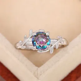 Bandas huitan exclusivo colorido colorido zirconia anéis de moda acessórios de casamento festas de aniversário anéis de garotas sofisticadas