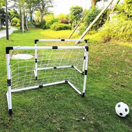 Футбол 2IN1 мини -дети и родители на открытом воздухе и крытый футбольный футбольный футбол SocCor Sports Football + Pump Game