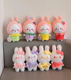 Easter Party Bunny Dolls Série de frutas fofas Rabbit em forma de 23 cm Toys de primavera de primavera Presentes de aniversário de bebê7489035