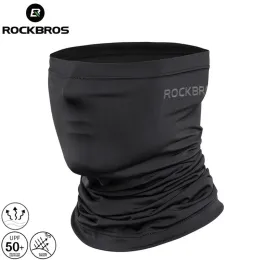 Masker Rockbros Summer Bicycle Cycling Scarf Sunscreen Face Cover Breatbar Ice Cold Mask Running Bandana Sports Quick Dry Balaclava