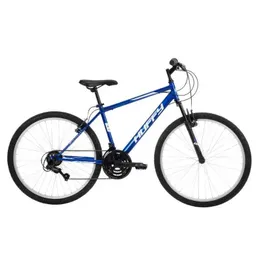 Cyklar Huffy 26 tum Rock Creek Mens Mountain Bike Blue Y240423