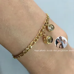 Пятель проекции Photo Bracelet с подвесным камнем подвесной кулон