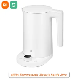 Kessel Xiaomi Mijiasmart elektrischer Wasserkocher 2 Pro LED Display intelligente Temperaturregelung Schnelles heißes kochendes Edelstapel -Teekanne