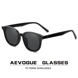 Óculos de sol polarizados para ar livre retro ardoor transparente de moda coreana que dirige os óculos de sol unissex UV400 AE0850 240409