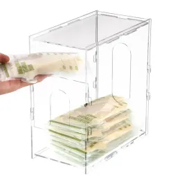 Boxen Muttermilchspeicherturm transparente Acrylmilchbeutel Gefrierschrank Aufbewahrung Box Muttermilch Lagerbeutel Gefrierschrank Organisator