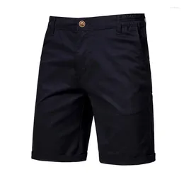 Shorts maschile Y2K Summer Cotton Black Gyms Mens Business Casual Bermuda Bermuda Beach per uomini