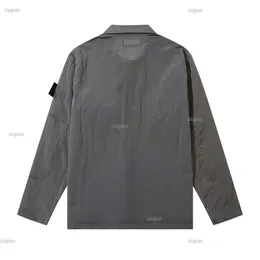 Designer Stones Jacket Mänskjorta överskjorta Veste Homme dubbelficka Reflekterande Sun Protection Windbreaker Quality Coat 819