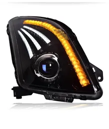 LED-turn signal dubbel balklins för Jimny Swift-strålkastare 2005-2016 Dagstiden Running Head Light Car Accessories