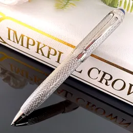 Pens Sıcak Satış Lüks R Serisi CA CA Metal Beyaz Kalem Yüksek Kalite Kırtasiye Ofis Okul Malzemeleri Yazar Pürüzsüz Ball Pens 20 Renk