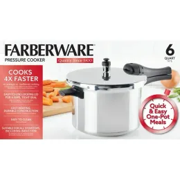 Приборы Farberware 6quart Алюминиевая плита плита, 15 фунтов на квадратный дюйм