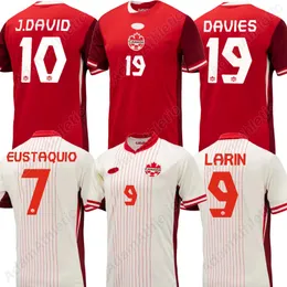 Canadas Sooocer Jersey 2024 Davies Copa America J.David Larin Eustaquio Football Shirt Kits 24 25 Buchanan Kone Jerseys