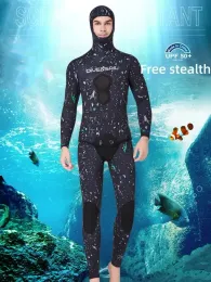 ACESSORES 5mm de traje de mergulho profissional Tipo de peixe caça a peixes masculino Men's Scuba Suit Snorkeling Equipment Snorkeling Surfing Suiting Surfing