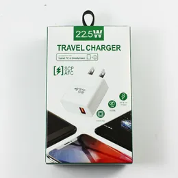 TE-009 22.5W Carregador Fast USB Wall QC3.0 Carregador de telefone T47 Adaptador de telefone para celular TRAVAL