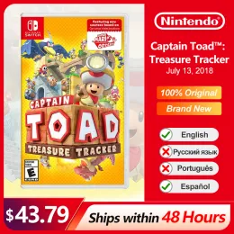 Erbjudanden Captain Toad Treasure Tracker Nintendo Switch Games -erbjudanden 100% officiellt originalt fysiskt spelkortpusselgenre för Switch OLED