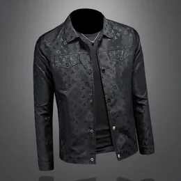 Wysokiej jakości designerski garnitur Męski Czarna Business Top Luksusowa kurtka męska, moda drukowana kurtka, duży rozmiar M-5xl