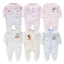 One-Pieces 2022 Kleinkind Baby Girls Rolpper Winter Langarm Kinderkleidung 012m Frühlingsvernte Neugeborene Jungen Pyjamas Roupas de Bebe