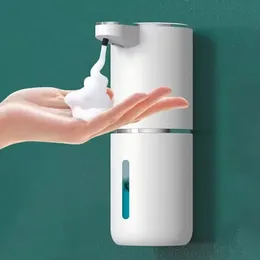 2024 380ml USB Rechargeable Electric Automatic Soap Dispenser Portable Touchless Foaming Soap Dispenser 4 Level Adjustablefor touchless foaming dispenser