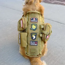 Gurte mittelschwerem Hundetures Vest Military Working Hundekleidung Deutsche Schäferhund -Hund -Hunde -Weste Training für mittelgroße große Hunde