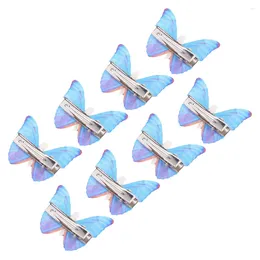 Bandanas 8pcs Schmetterlingshaarklammern Mini Haarnadel Entenbills Frauen