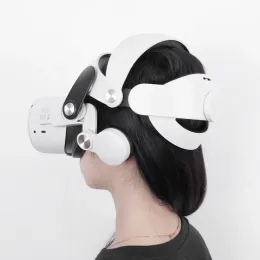 Occhiali auricolari per cinghia per cinghia per oculus missione 2 cinghia elite vr auricolare potenziata su suono regolabile sostituzione di sostituzione Quest2 Accessori