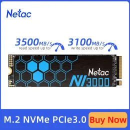 Sürücüler Netac NVME SSD 250GB 500GB 1 TB SSD M2 2TB 2280 PCIE 3.0x4 Sabit Sürücü Masaüstü Dizüstü Bilgisayar İçin Dahili Katı Hal Disk