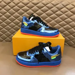 럭셔리 여성 남성 캐주얼 디자이너 신발 Virgil 엠보싱 abloh 화이트 블랙 핑크 데님 블루 브랜드 플랫 송아지 가죽 플랫폼 가죽 트레이너 로우 탑 운동화 02