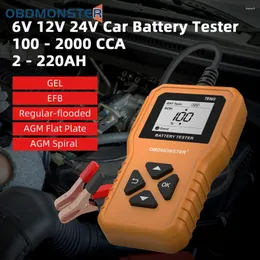 Auto -Batterie -Tester 6 V 12 V 24 V TE503 Kapazität Digitales System Batteries Analysator Auto Diagnose -Tool