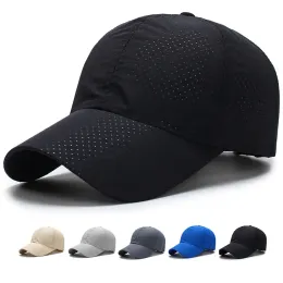 Accessori berretto da baseball estate a maglie sottile portatile veloce a secco traspirante con cappello da sole traspirante golf tennis che corre da treking da campeggio da pesca a vela spiaggia spiaggia