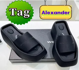 Plataforma de chinelos altos Taji sandálias deslizantes de luxo de toe feminino sapatos de sandália slides de verão praia de praia externa sl3394507