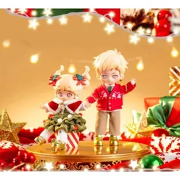 Blind Box Peetsoon och Teennar Series Blind Box Mystery Box 1/12 BJD OBTISU1 Dolls Christmas Present Kawaii Toys Cute Action Anime Figure Y240422