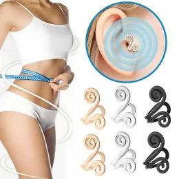 Earrings 2PCS Acupressure Slimming Earrings Healthcare Weight Loss Non Piercing Clip Earring Healthy Stimulating Acupoints Gallstone Clip