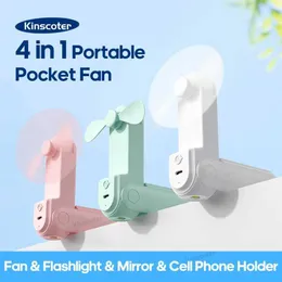 Altri elettrodomestici per pinza portatile Piccola ventola portatile mini mini a tre velocità di ricarica solido a tre velocità di ricarica per telefono cellulare a LED per telefono cellulare J240423