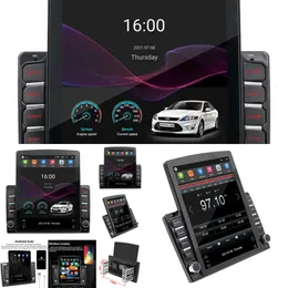 Ny ny 10 '' Pekskärm Apple CarPlay Android Auto Monitor Car Stereo Video Player 2G+32G Double Din GPS Navigation Bluetooth Vehicle Radio med 2,5D härdat glas