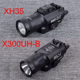 Scopes Tactical X300 Upgrade XH35 X300UHB Luz de escoteira 1000 Lumen Ultrahigh Outdu Dual LED Hunting Lanter