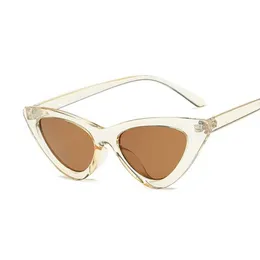 Occhiali da sole simpatici e sexy occhiali da sole per gatti retrò per donne mini mini occhiali da sole retrigulari in bianco e nero leopardo femminile Oculos de Sol J0425