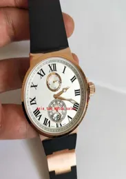 Наименование мульти стиля ООН мужские наручные часы Новое морское производство Rome Digital 26667343 Auto Date Rose Gold 45 мм Dial Mechanic7835297