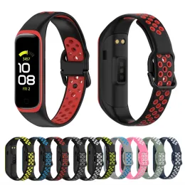 Dispositivi Bracciale Smart WatchBand per Samsung Galaxy Fit 2 SMR220 Cingo da polso per Galaxy Fit2 Accessori Correa di Correa di silicone morbido